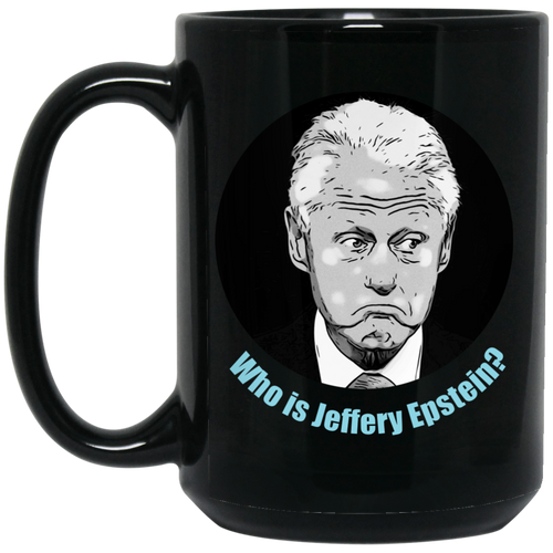 15 oz. Bill Clinton Black Coffee Mug