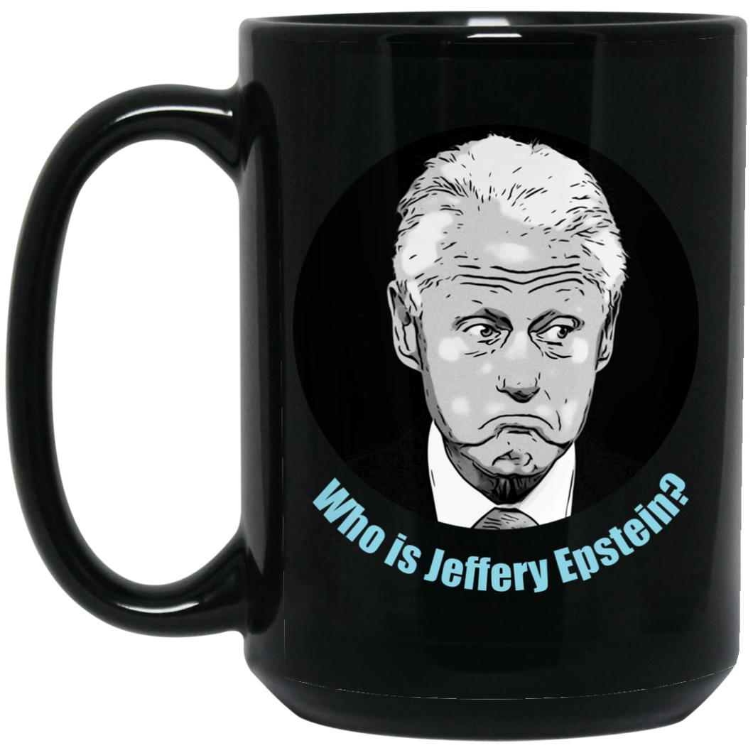 15 oz. Bill Clinton Black Coffee Mug