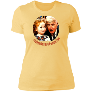 Joe Biden Pedo Ladies' T-Shirt