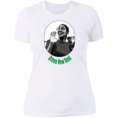 AOC Green New Deal Ladies' T-Shirt