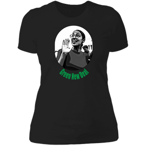 AOC Green New Deal Ladies' T-Shirt