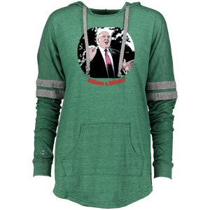 Donald Trump Billions Ladies Hooded Low Key Pullover