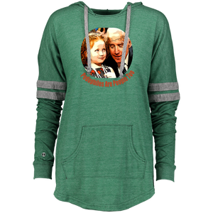 Joe Biden Pedo Ladies Hooded Low Key Pullover