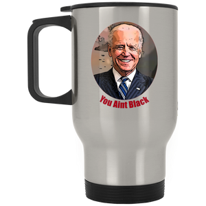 Joe Biden Silver Stainless Travel Mug