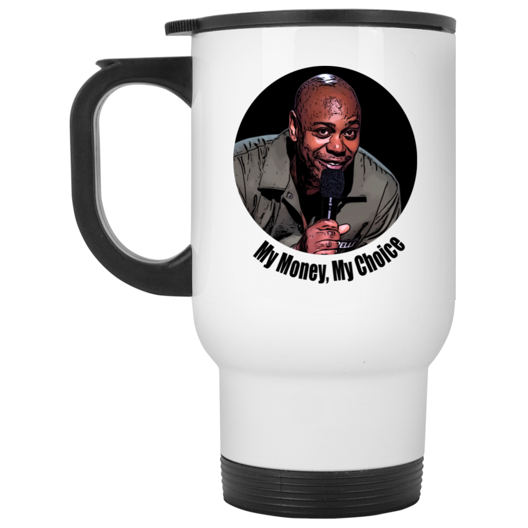 Dave Chappelle White Travel Mug