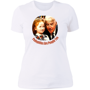 Joe Biden Pedo Ladies' T-Shirt