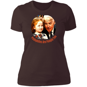 Joe Biden Pedo Ladies' T-Shirt