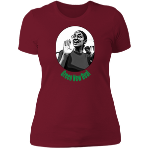 AOC Green New Deal Ladies' T-Shirt