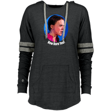 Load image into Gallery viewer, Greta Thunberg Ladies Hooded Low Key Pullover