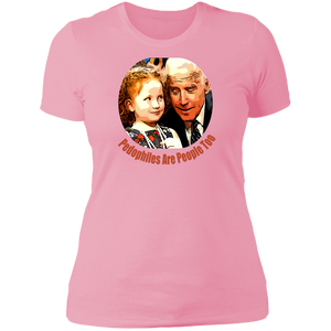 Joe Biden Pedo Ladies' T-Shirt