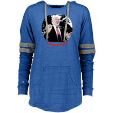 Load image into Gallery viewer, Donald Trump Billions Ladies Hooded Low Key Pullover