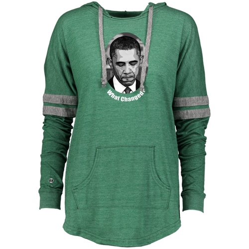 Barack Obama Ladies Hooded Low Key Pullover