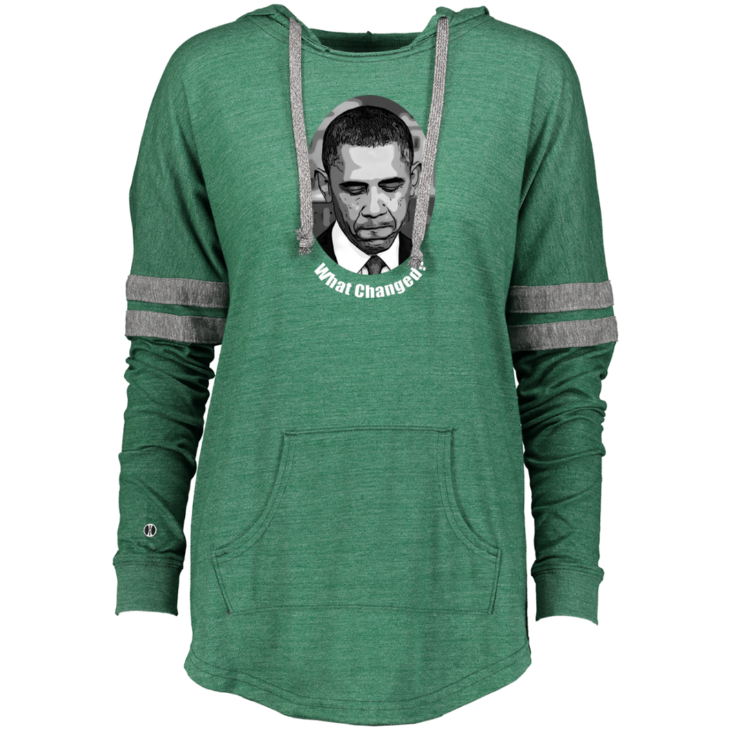 Barack Obama Ladies Hooded Low Key Pullover