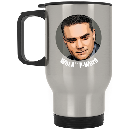 Ben Shapiro Silver Stainless Travel Mug