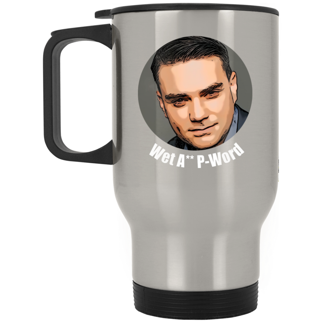 Ben Shapiro Silver Stainless Travel Mug