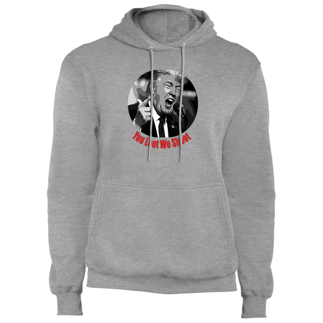 Donal Trump You Loot Men's Fleece Pullover Hoodie