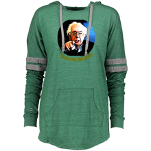 Load image into Gallery viewer, Bernie Sanders Ladies Hooded Low Key Pullover