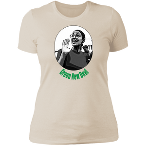 AOC Green New Deal Ladies' T-Shirt