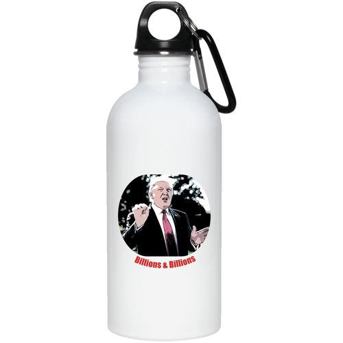 20 oz. Donald Trump Billions Stainless Steel Water Bottle