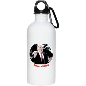 20 oz. Donald Trump Billions Stainless Steel Water Bottle