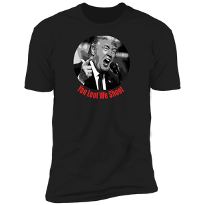 Donald Trump You Loot Men's Short Sleeve T-Shirt