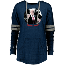 Load image into Gallery viewer, Donald Trump Billions Ladies Hooded Low Key Pullover