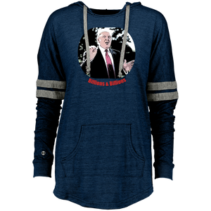 Donald Trump Billions Ladies Hooded Low Key Pullover