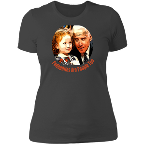 Joe Biden Pedo Ladies' T-Shirt