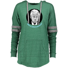 Load image into Gallery viewer, Bill Clinton Epstein Ladies Hooded Low Key Pullover