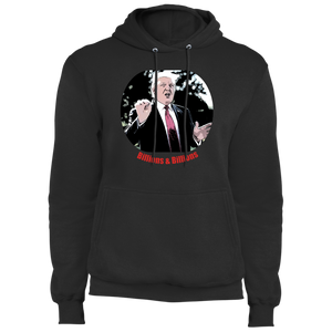 Donald Trump Billions Men's Fleece Pullover Hoodie