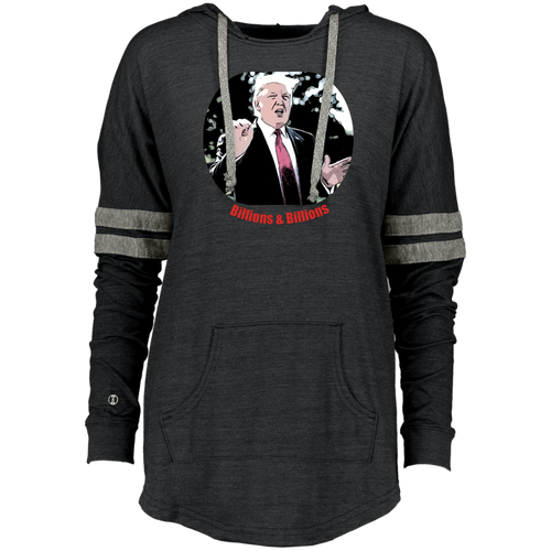 Donald Trump Billions Ladies Hooded Low Key Pullover