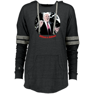 Donald Trump Billions Ladies Hooded Low Key Pullover