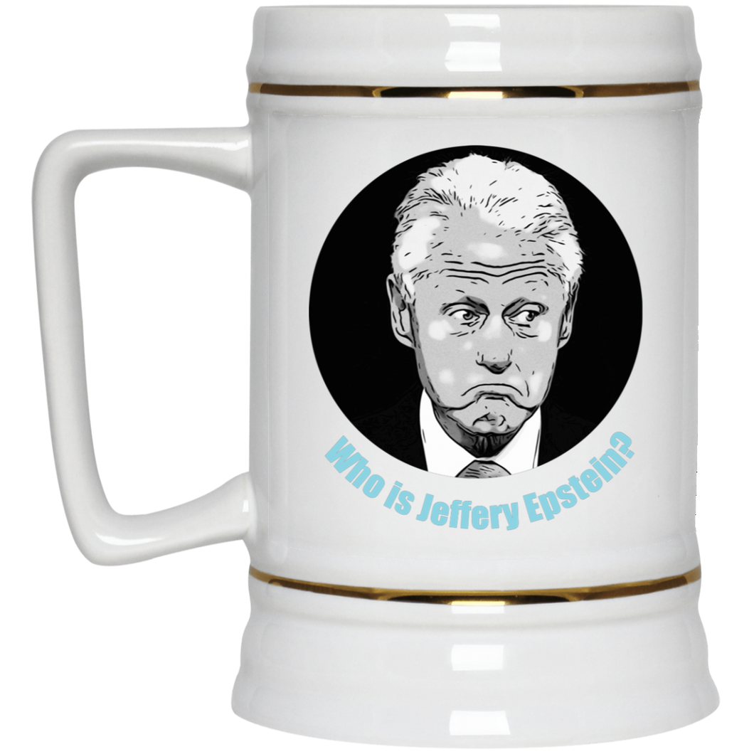 Bill Clinton Beer Stein 22oz.