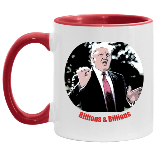 Donald Trump Billions Accent Coffee Mug