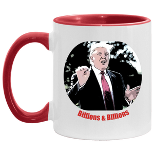 Donald Trump Billions Accent Coffee Mug