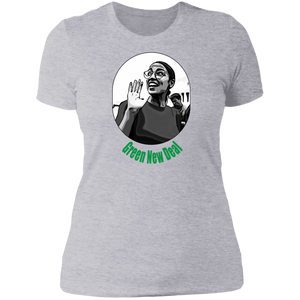 AOC Green New Deal Ladies' T-Shirt