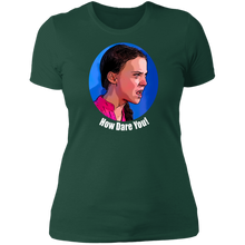 Load image into Gallery viewer, Greta Thunberg Ladies&#39; T-Shirt