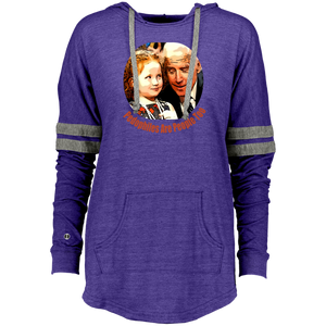 Joe Biden Pedo Ladies Hooded Low Key Pullover