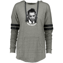 Load image into Gallery viewer, Barack Obama Ladies Hooded Low Key Pullover