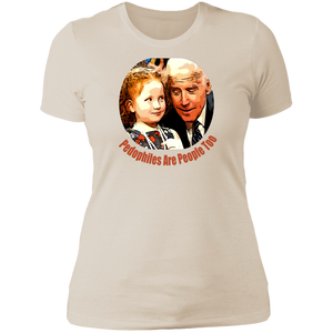 Joe Biden Pedo Ladies' T-Shirt