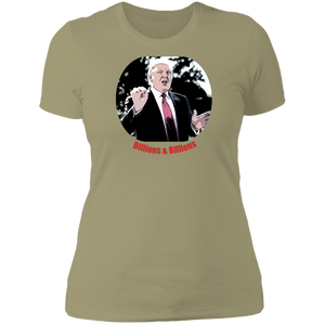 Donald Trump Billions Ladies' T-Shirt