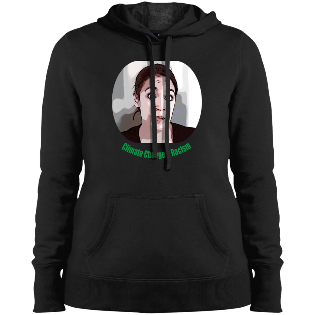 AOC Climate Change Ladies' Pullover Hooded Sweatshirt