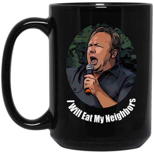 15 oz. Alex Jones Black Coffee Mug