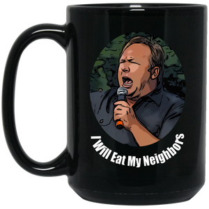 15 oz. Alex Jones Black Coffee Mug