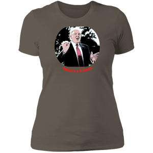 Donald Trump Billions Ladies' T-Shirt