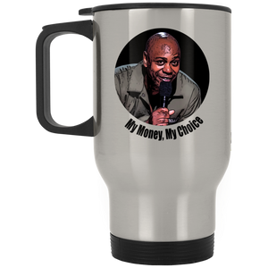 Dave Chappelle Silver Stainless Travel Mug