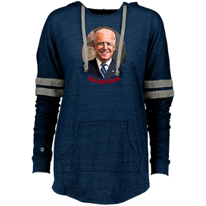 Joe Biden You Aint Black Ladies Hooded Low Key Pullover