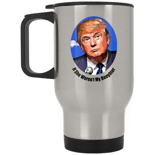 Donald Trump's Daughter Silver Stainless Travel Mug