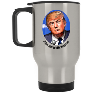 Donald Trump's Daughter Silver Stainless Travel Mug